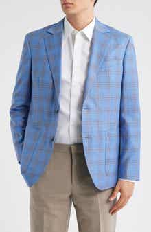 Nordstrom Metro Plaid Wool Sport Coat