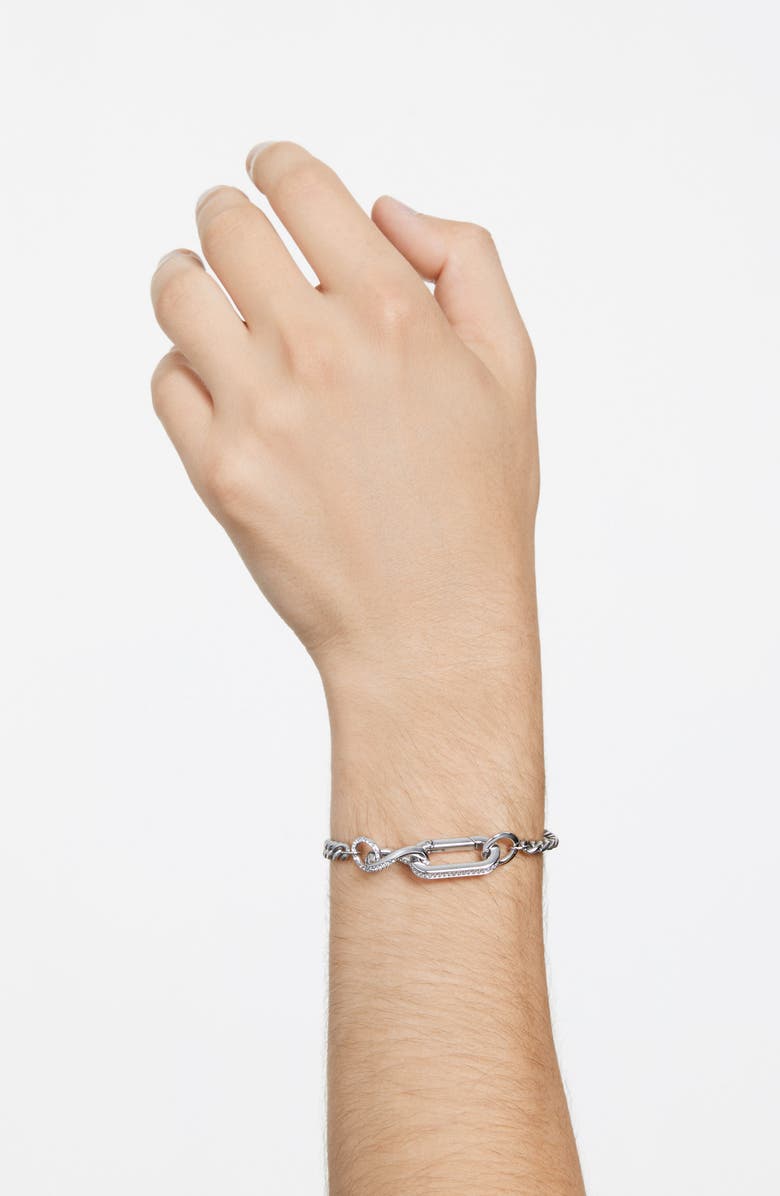 Swarovski Dextera Pavé Swarovski Crystal Chain Bracelet, Alternate, color,