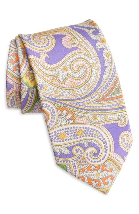 Paisley Silk Twill Tie