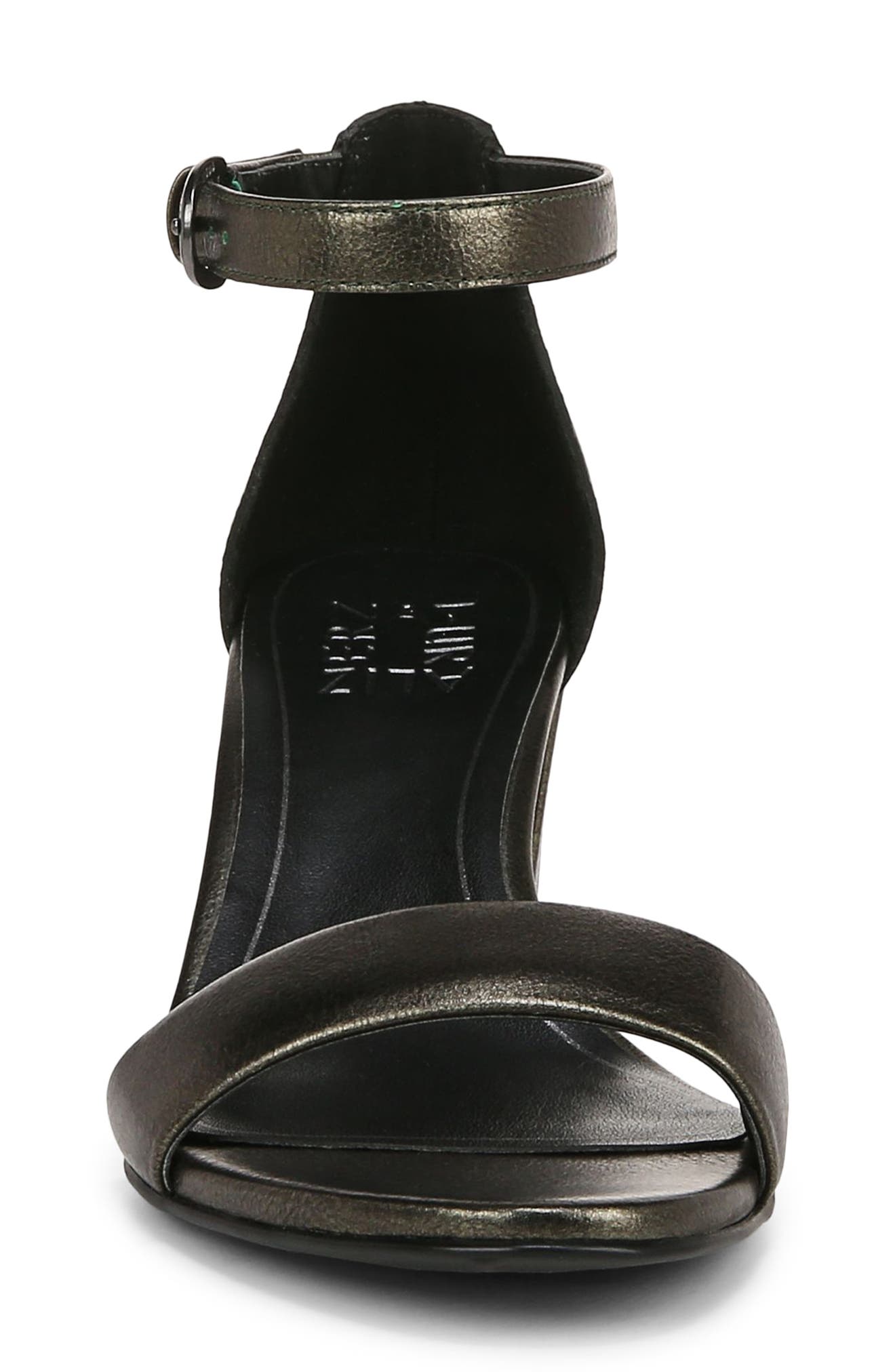 Naturalizer Vera Glitz Ankle Strap Sandal, Alternate, color, Green