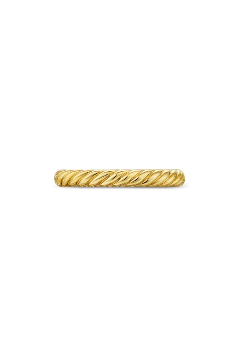Cable Band Ring in 18K Gold, Alternate, color, 18K GOLD