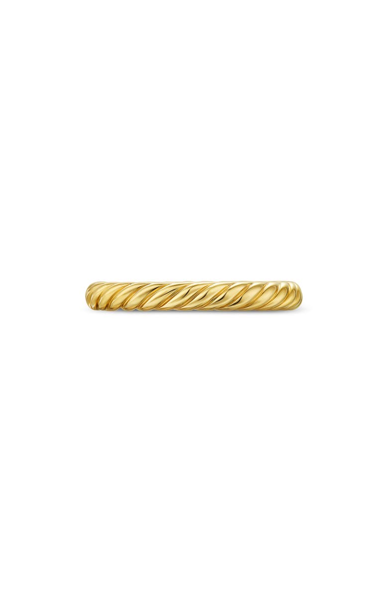 David Yurman Cable Band Ring in 18K Gold, Alternate, color, 18K Gold