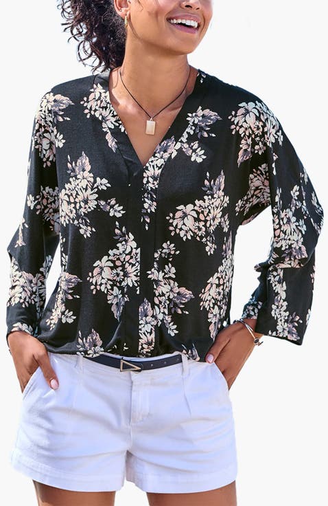 Women's Printed Long Sleeve Top