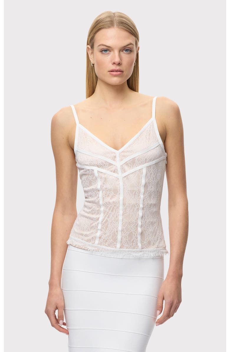 Herve Leger The Sylvie Top, Main, color, Alabaster