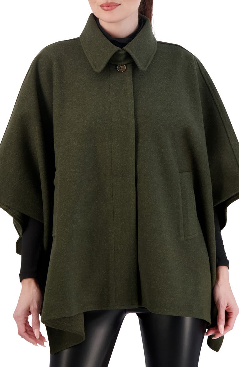 Ookie & Lala Faux Wool Cape, Main, color,