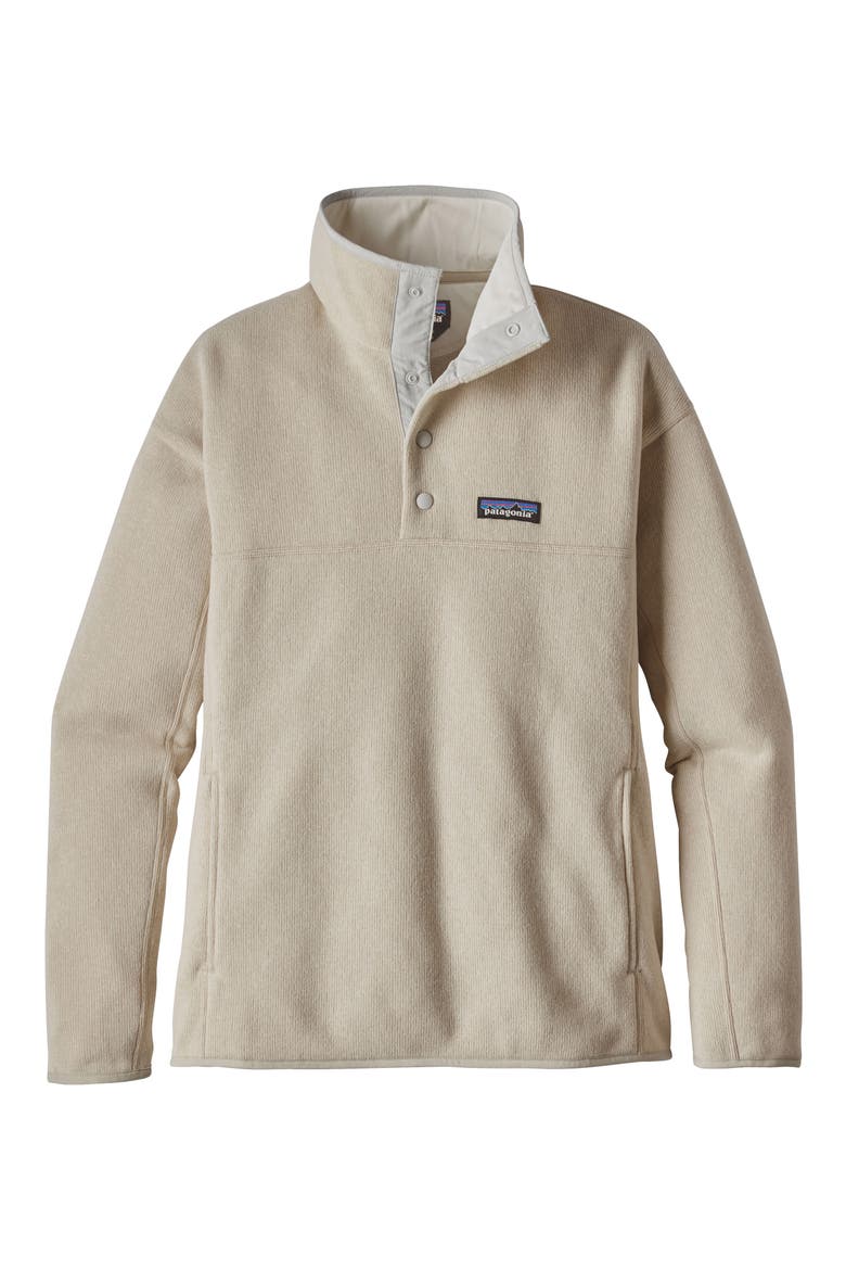 Lightweight Better Sweater® Marsupial Fleece Pullover, Alternate, color, BLEACHED STONE