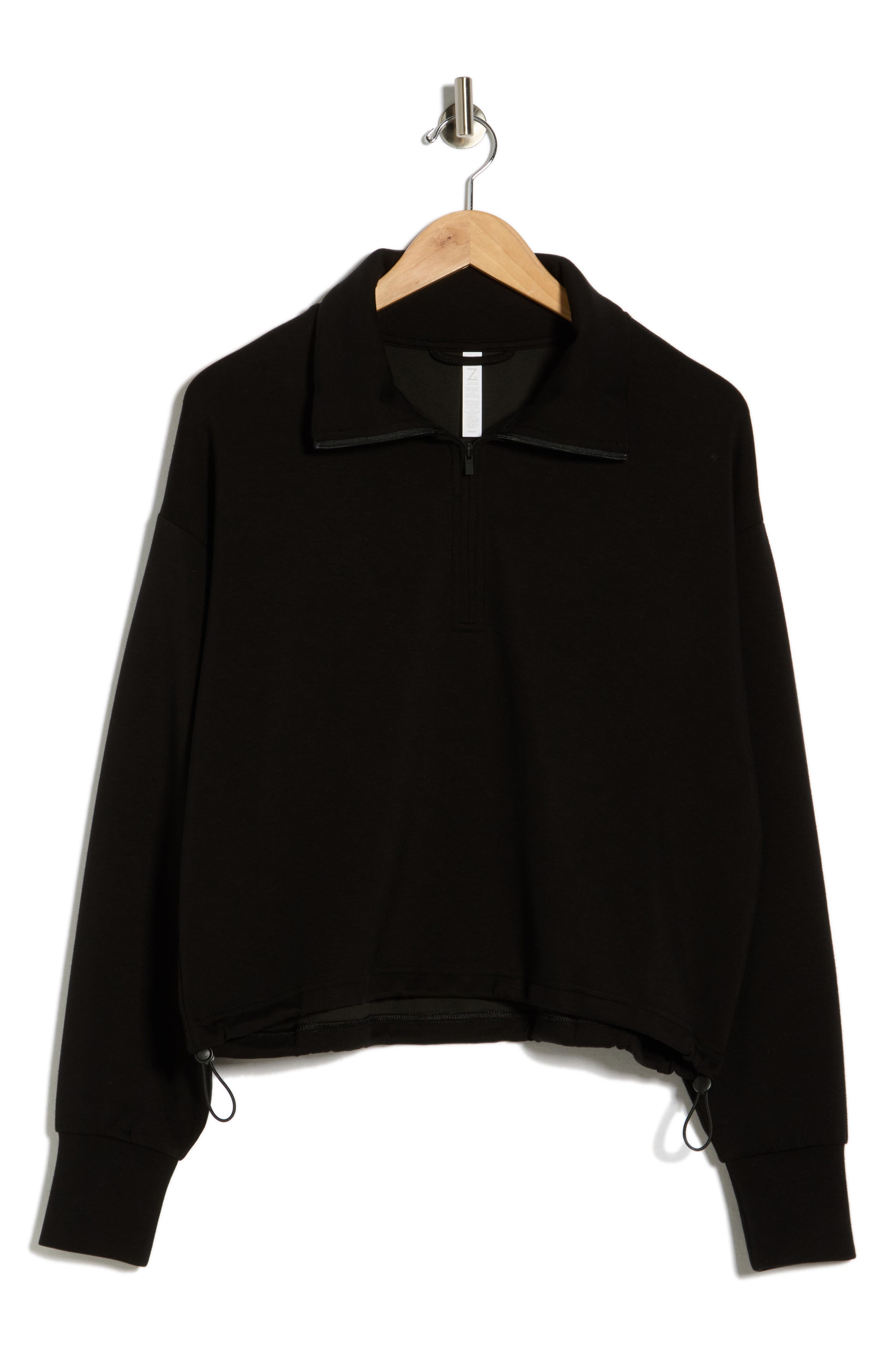 Z by Zella Whisper Knit Half Zip Sweatshirt (Women) | Nordstromrack