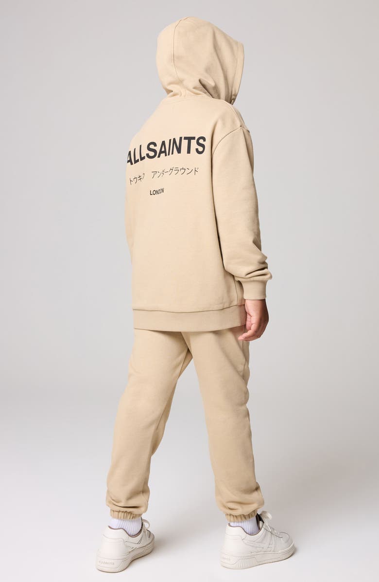 smALLSAINTS by ALLSAINTS Kids' Ungerground Oversize Hoodie & Sweatpants Set, Alternate, color, 