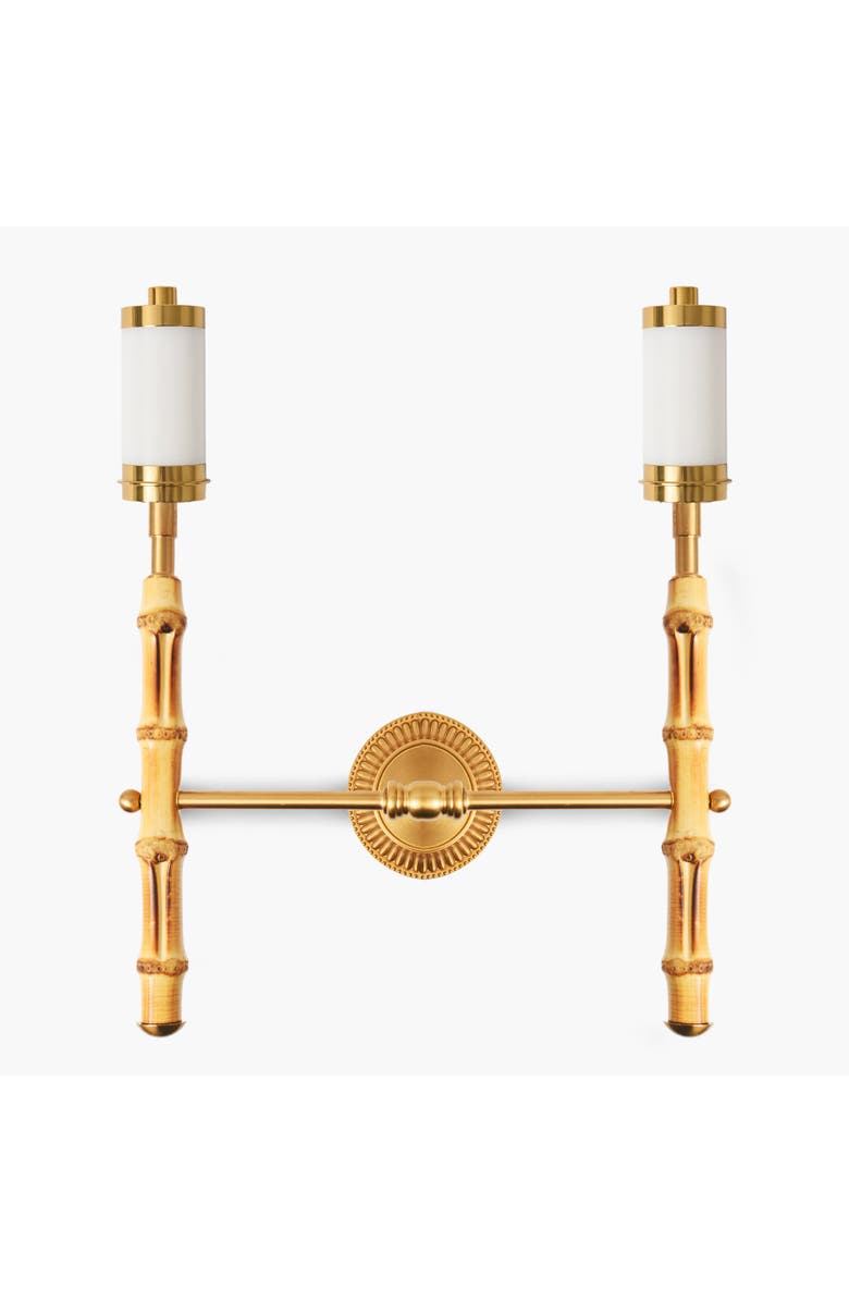 Mrs. Alice Wooden Rechargeable Double Wall Light, Main, color, Neutral