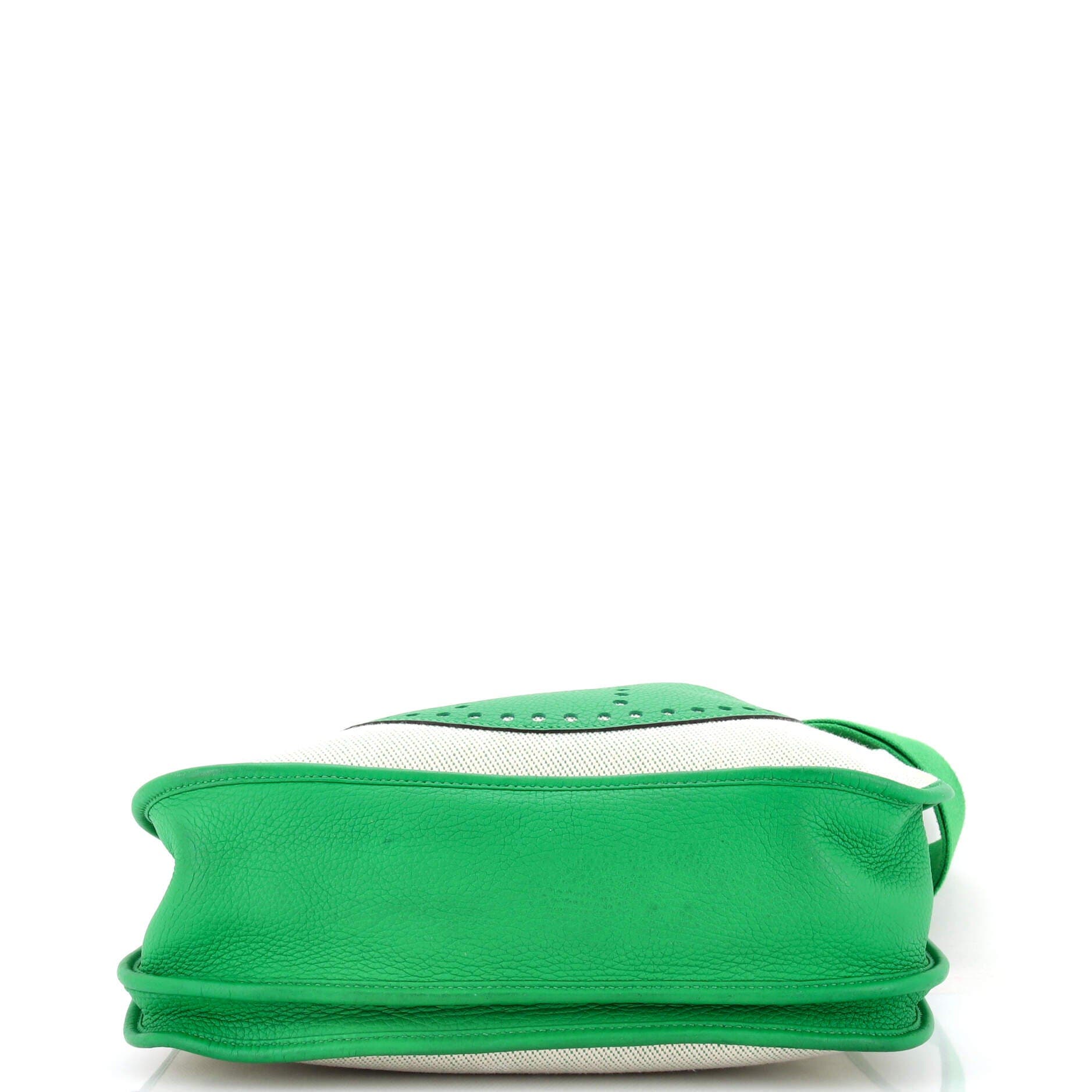 Evelyne Bag Gen III Toile and Leather GM, Alternate, color, Green