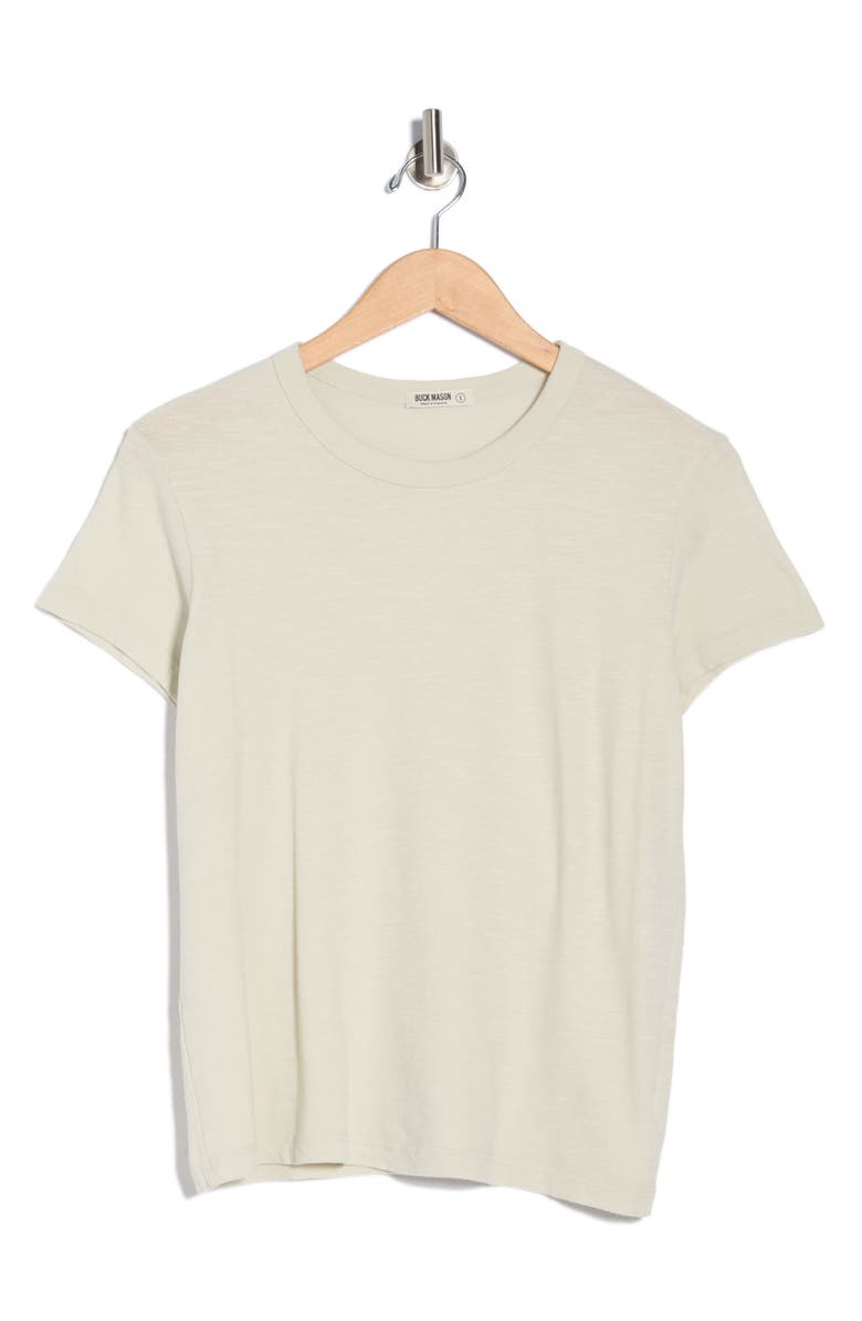 BUCK MASON Crewneck Slubbed T-Shirt, Alternate, color, Oyster Venice Wash