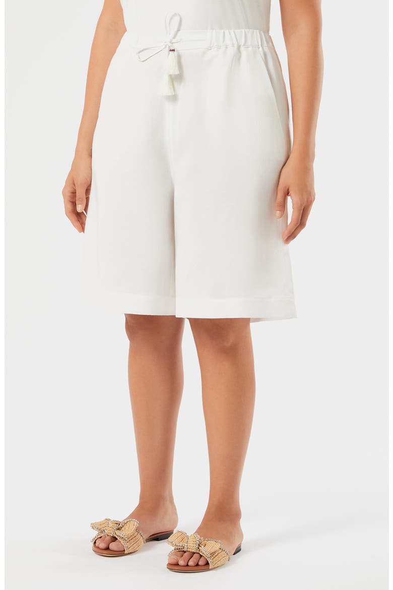 Spugna Drawstring Shorts, Main, color, IVORY
