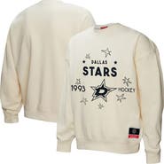 Mitchell & Ness Women's Mitchell & Ness Cream Dallas Stars Logo 3.0 Pullover Sweatshirt