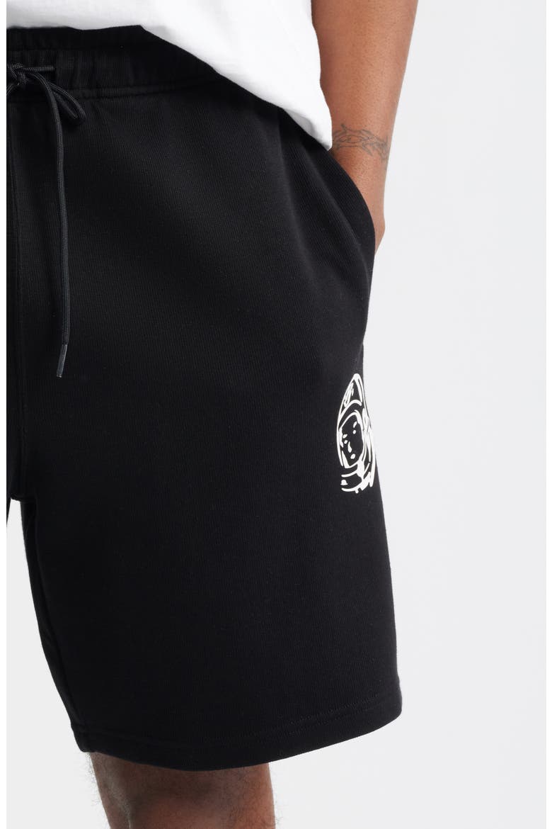 BB Helmet Cotton Drawstring Shorts, Alternate, color, BLACK