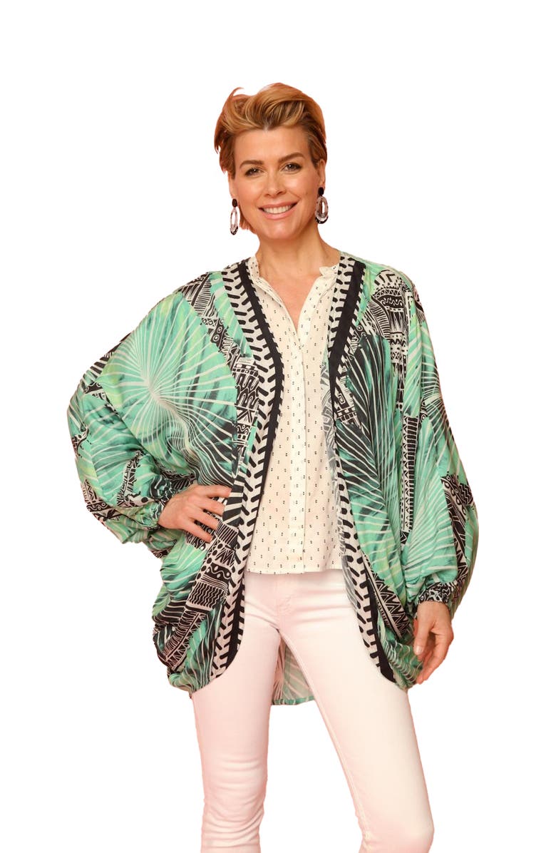 SAACHI Palm Court Wrap, Main, color, Green