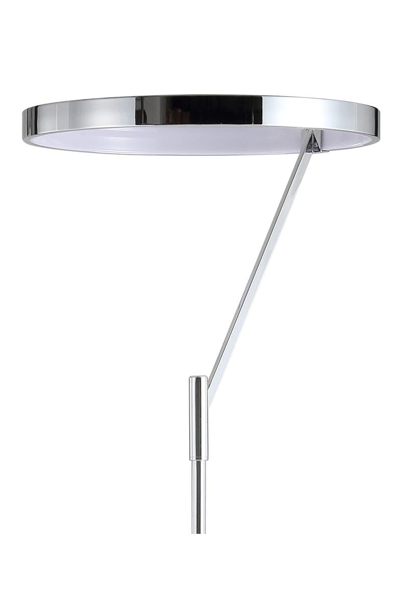 JONATHAN Y Owen 66.7" Integrated LED Metal Floor Lamp, Alternate, color, Chrome
