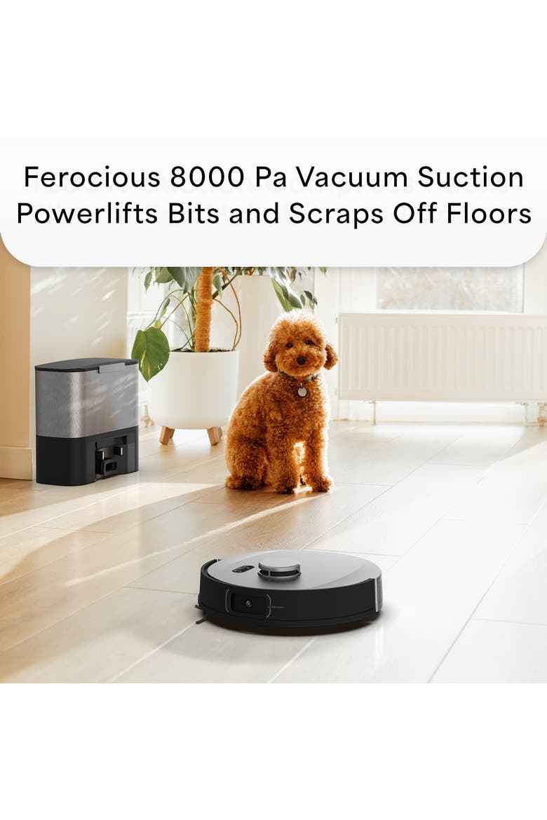 UltraVision Object-Aware Robot Vacuum & Mop, Alternate, color, Stainless Steel