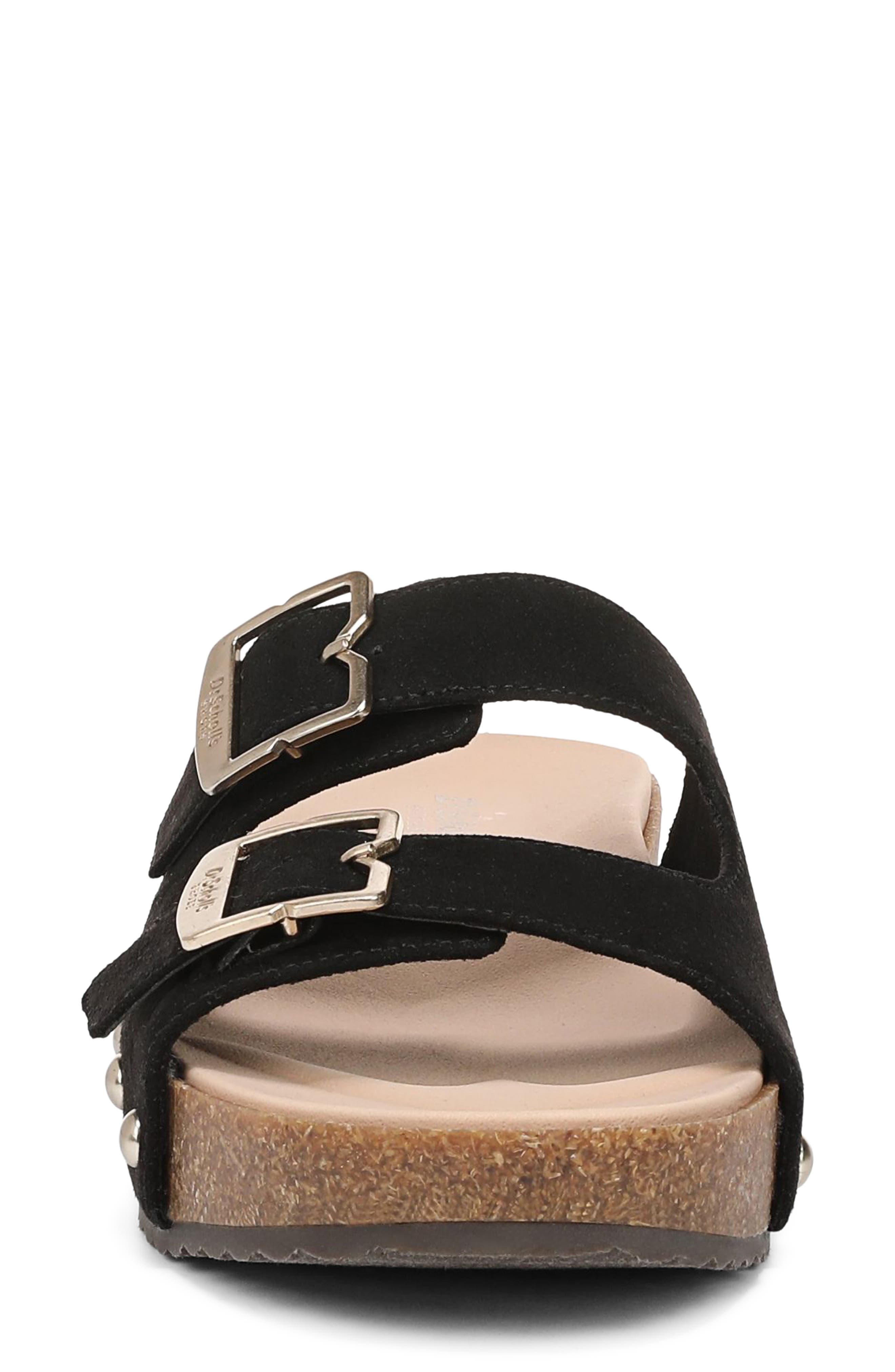 Dr. Scholl's OriginalFlex Platform Slide Sandal, Alternate, color, Black