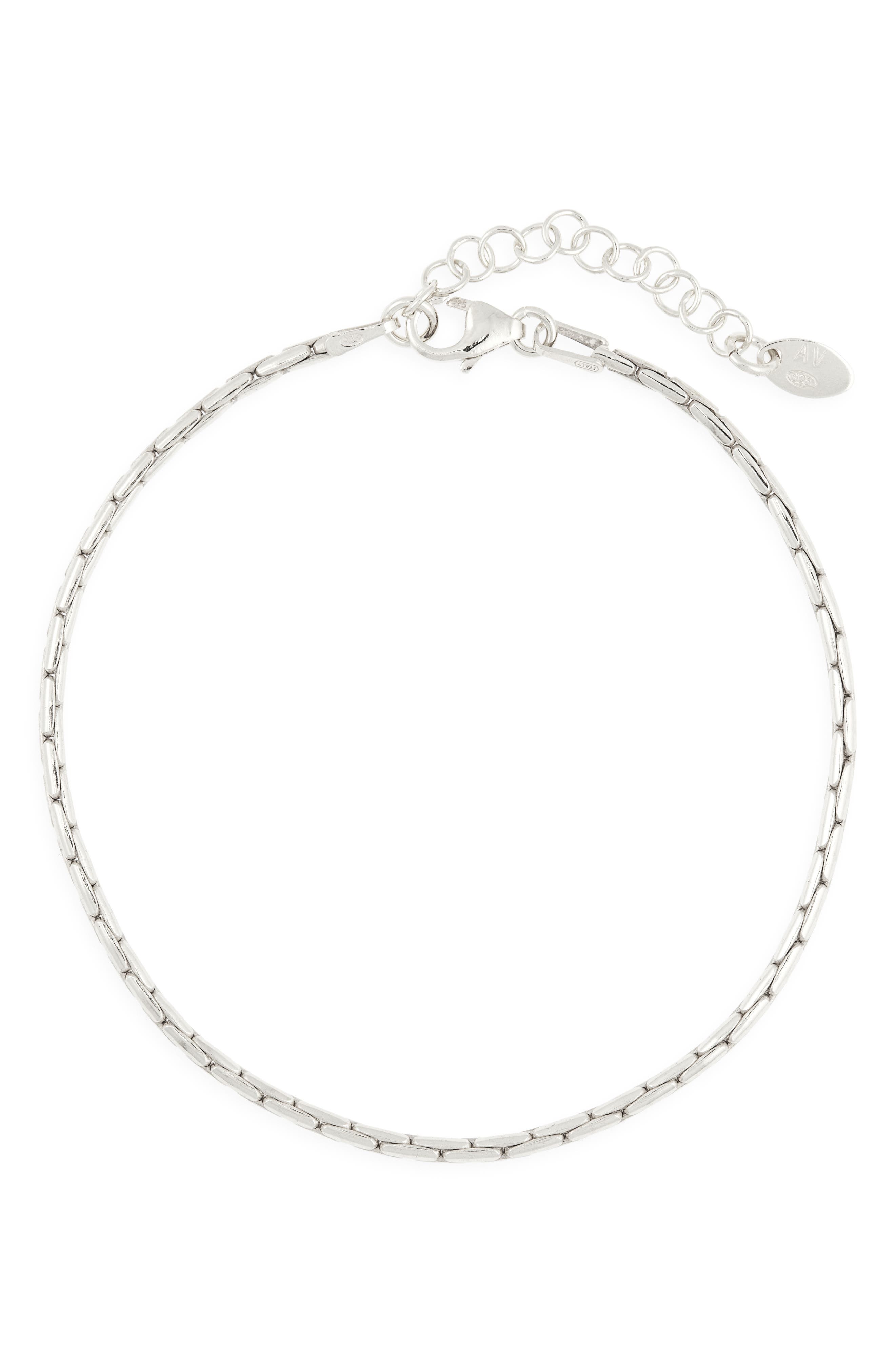ARGENTO VIVO Sterling Silver Flexible Chain Bracelet