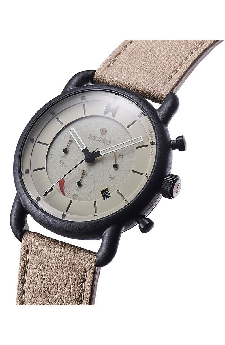 MVMT Blacktop II Solar Chronograph Watch, 47mm, Alternate, color,