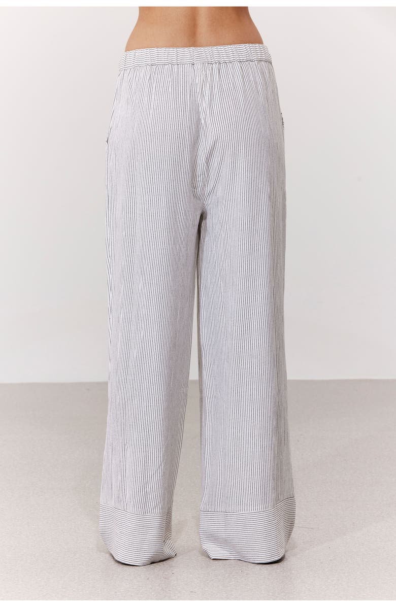 Gottex Beach Life Saltstripe Wide Leg Beach Pant Cover-Up, Alternate, color,