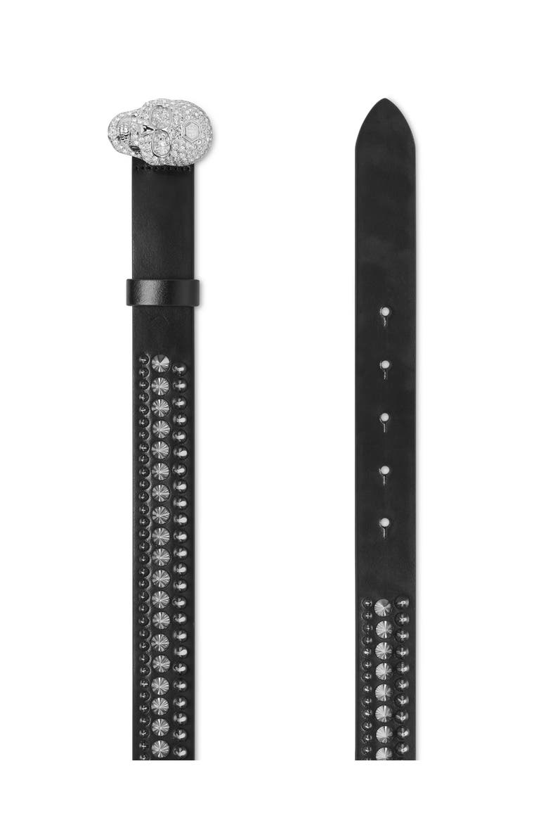 Belt Skull Women, Alternate, color, crystal