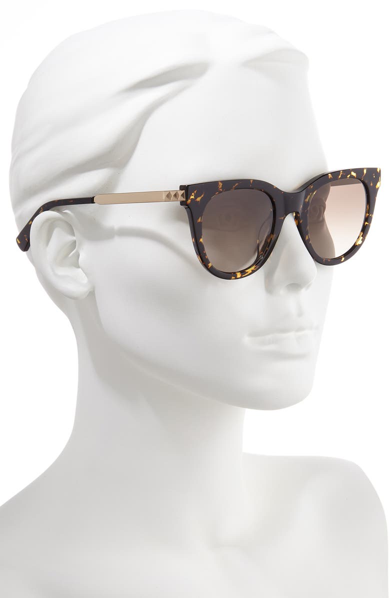 Rebecca Minkoff Stevie 49mm Round Sunglasses, Alternate, color, 