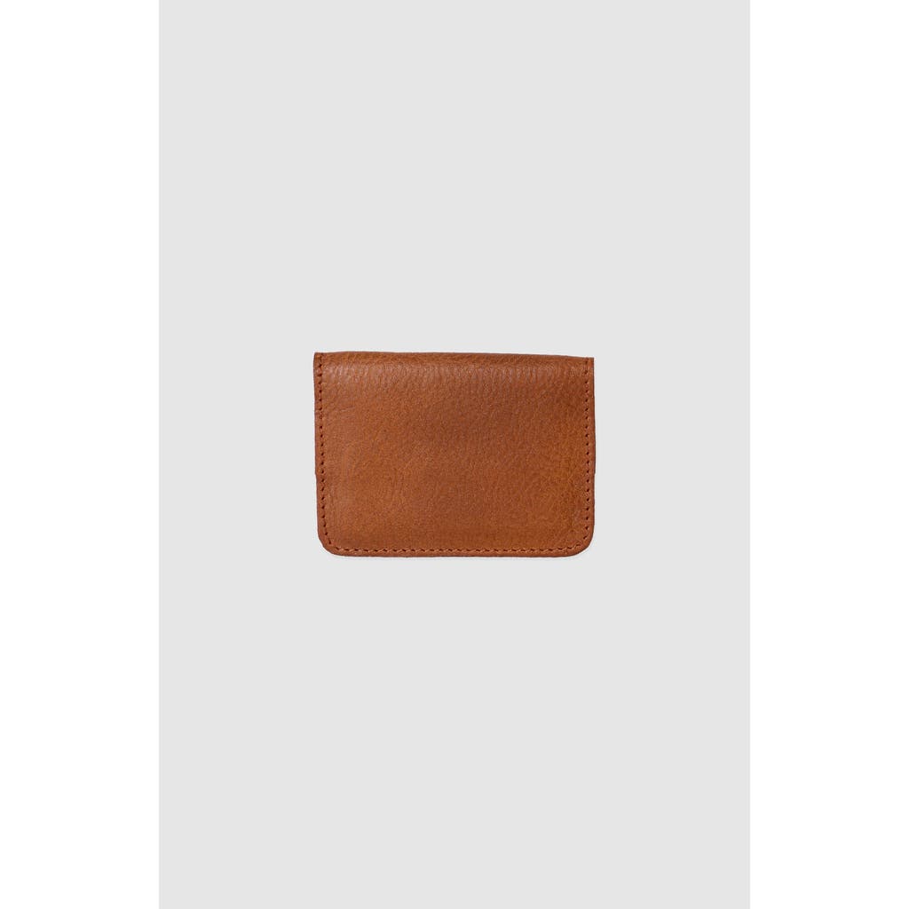 Tah Foldover Wallet In Brown