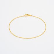 7879 Diamond Cut Cable Chain Bracelet