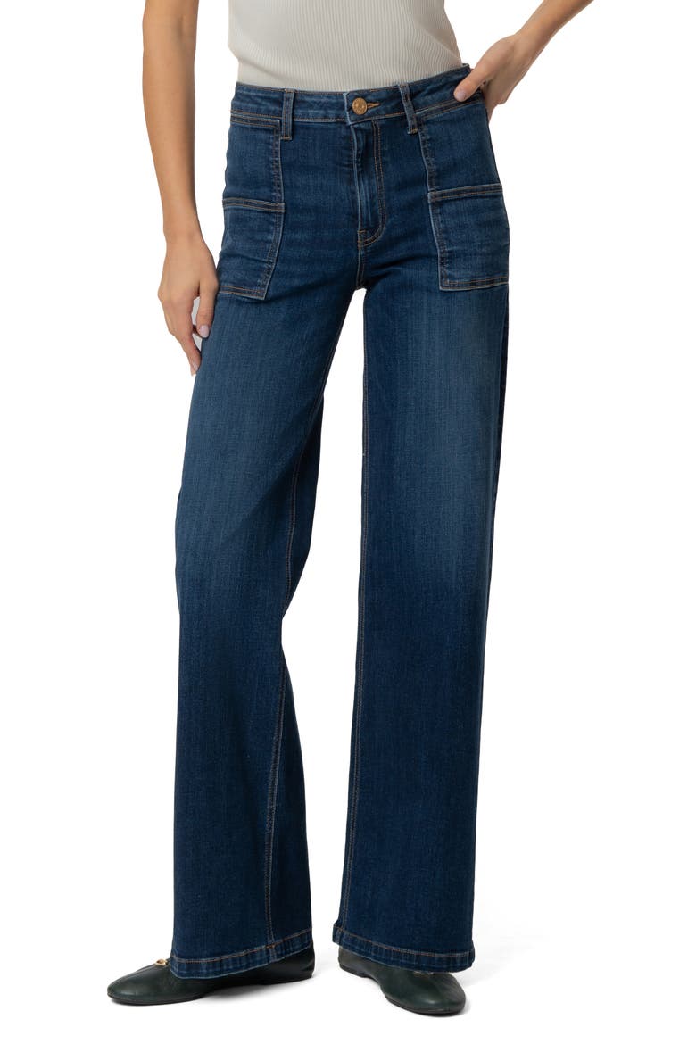 The Jean High Waist Wide Leg Jeans, Main, color, ENTIRELY