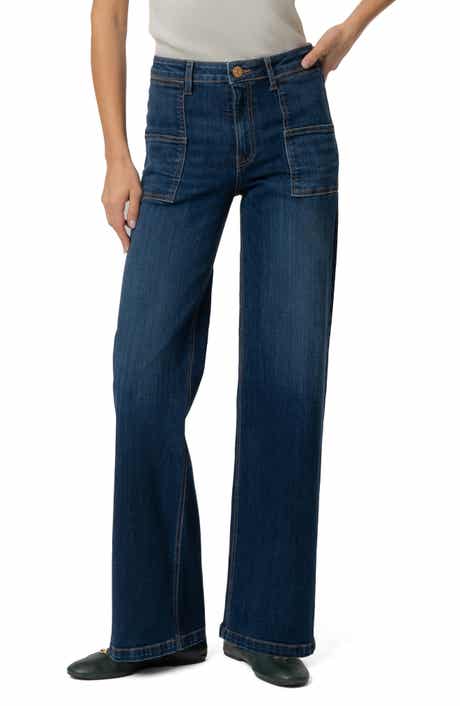 The Jean High Waist Wide Leg Jeans