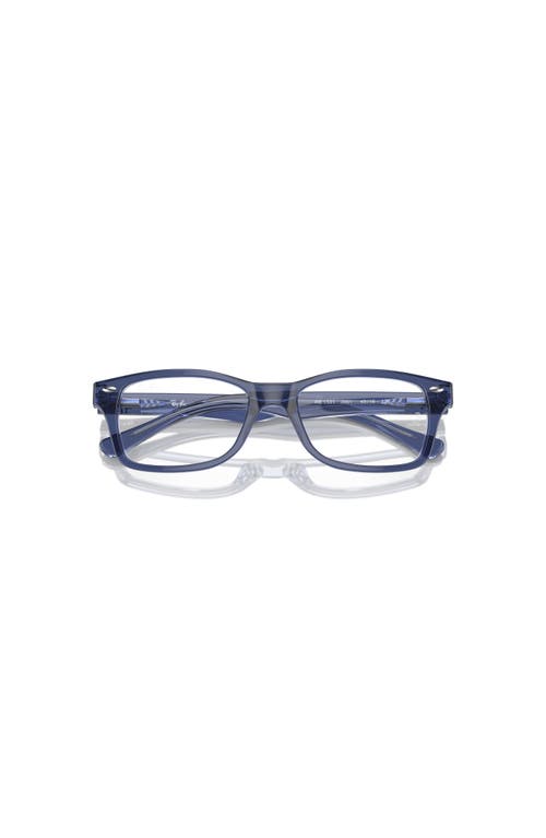 Ray Ban Ray-ban 48mm Square Optical Glasses In Blue