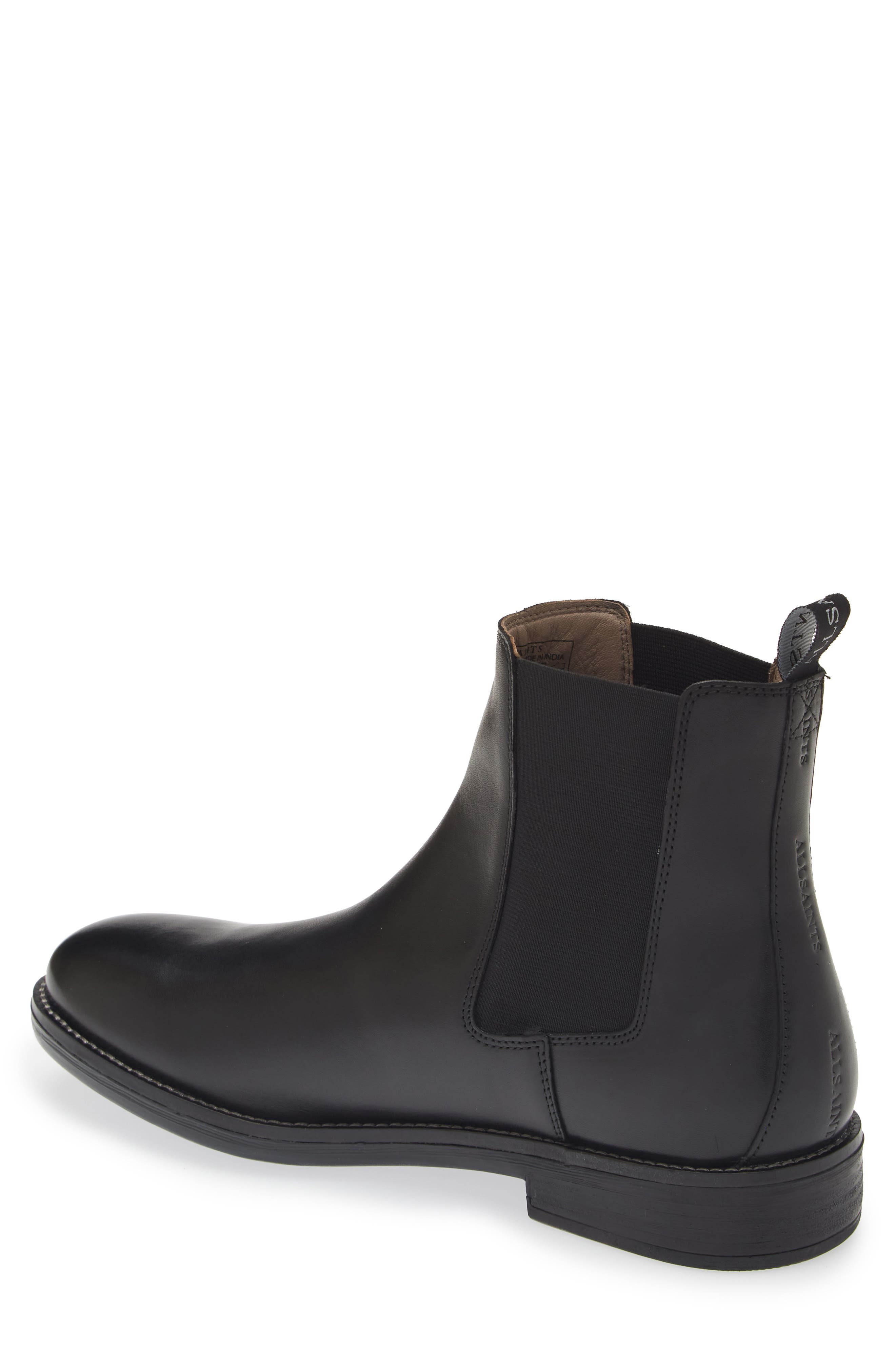 AllSaints Harley Chelsea Boot, Alternate, color, Black