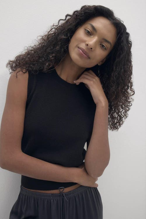 Naked Cashmere Sylvie Cashmere Sweater Vest In Black