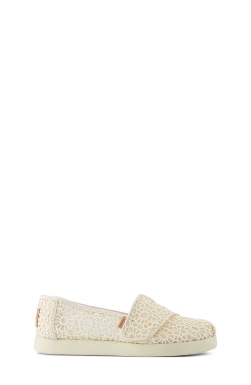 Toms Alpargata Slip-on In Natural Crochet