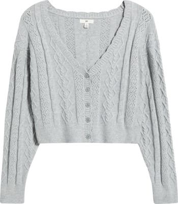 Mixed Stitch Cardigan