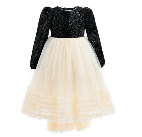 Sequin Bow T-shirt & Skirt Set (Toddler, Little Kid & Big Kid)