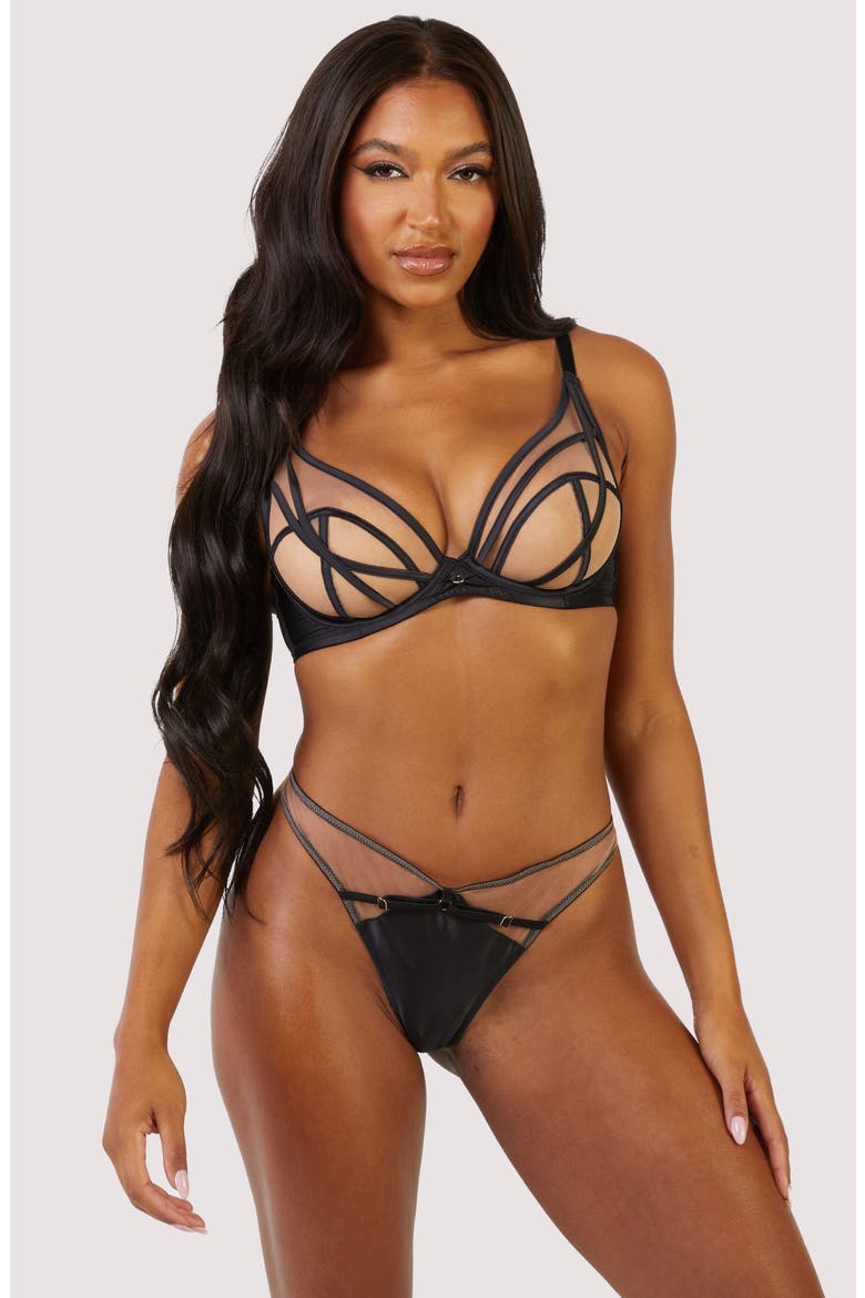 Ramona G-String, Alternate, color, BLACK