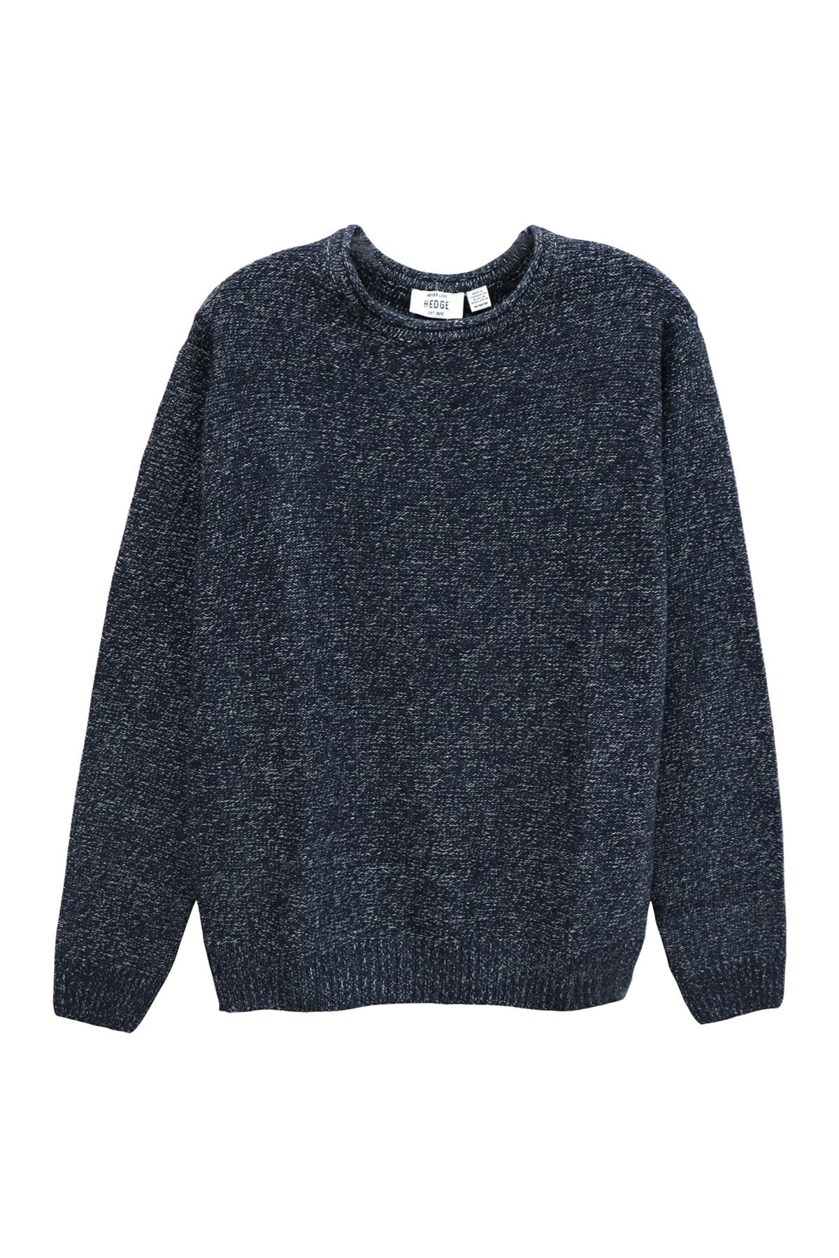 HEDGE Twist Yarn Crew Neck Sweater | Nordstromrack