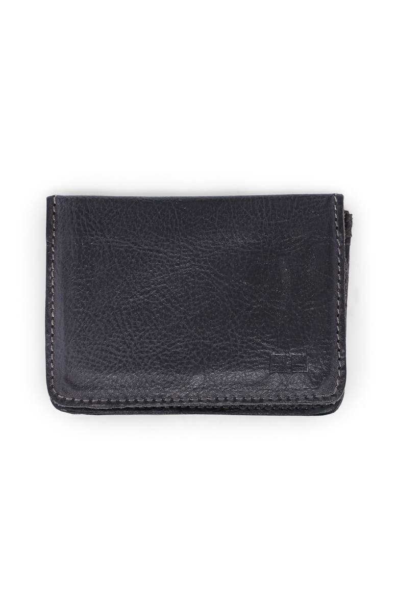 Bed Stu Jeor Wallet, Main, color, Black Rustic
