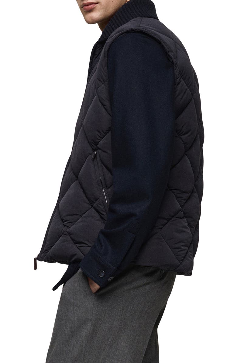 MANGO Water Repellent Quilted Vest, Alternate, color, 