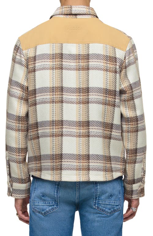 Hudson Plaid Flap Pocket Button Shirt In Multi