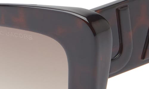 Marc Jacobs 52mm Cat Eye Sunglasses In Brown
