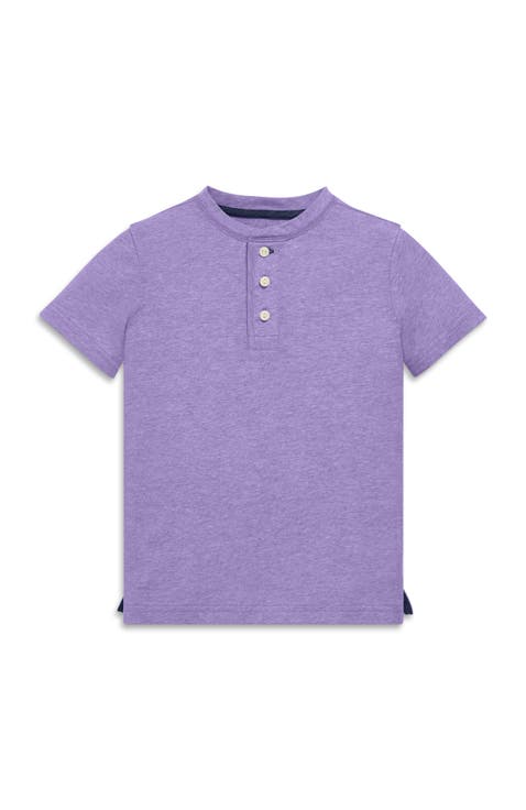 Kids Heathered Henley Tee (Toddler, Little Kid, & Big Kid)