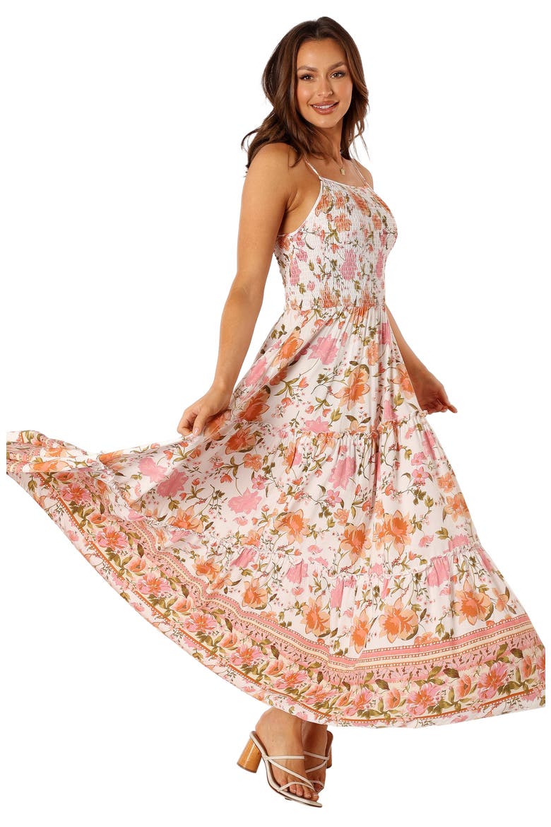 Tarah Floral Smocked Sundress, Alternate, color, ANGELICA PRINT