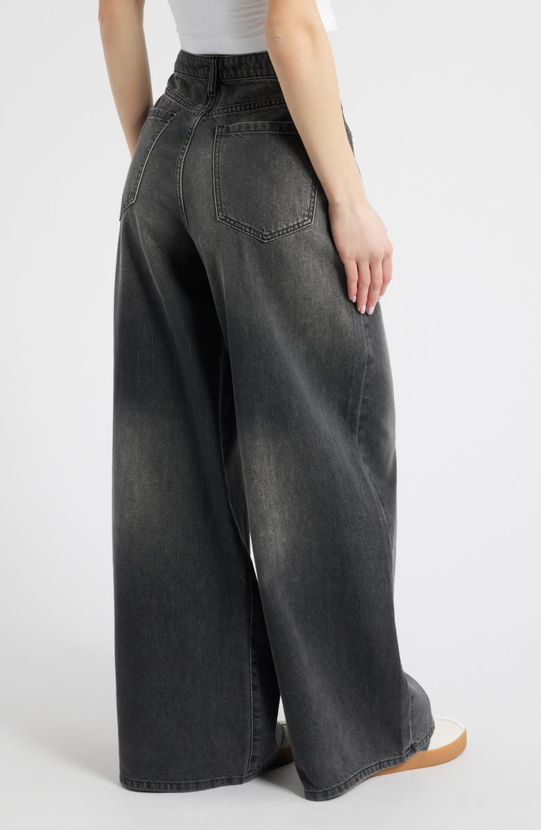 PTCL Vale High Waist Ultrabaggy Wide Leg Jeans, Alternate, color, Grey Wash