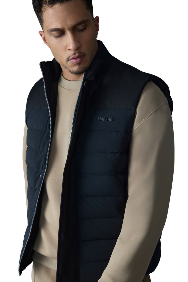 Brody Quilted Vest, Alternate, color, BLACK