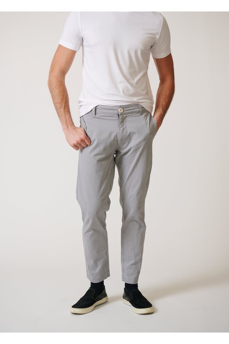 Stretch Cotton Chino Pant, Alternate, color, Acqua