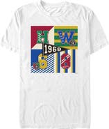 Hot Wheels Mens Hot Wheels Retro Colors 1968 HW T Shirt