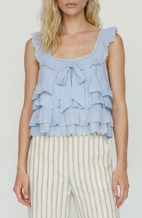 Sandy Sleeveless Layered Top